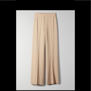 Aritzia Lincoln Babaton Pants in Tawny